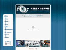 Tablet Screenshot of perex-servis.cz